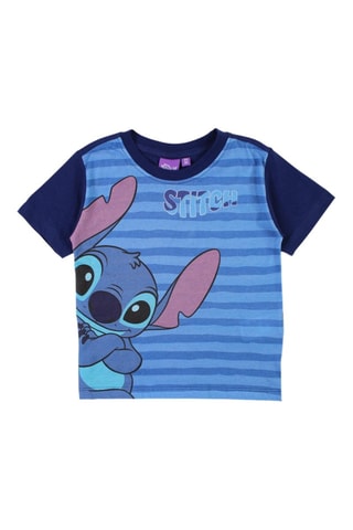 Camiseta y short Stitch Lilo y Stitch Disney  - Azul marino