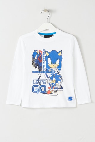 Camiseta Sonic  - Blanco