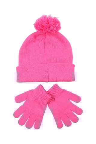 Gorro y guantes La casa de muñecas de Gabby  - Rosa