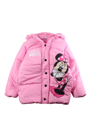Anorak acolchado con capucha Minnie Mouse Disney - Rosa