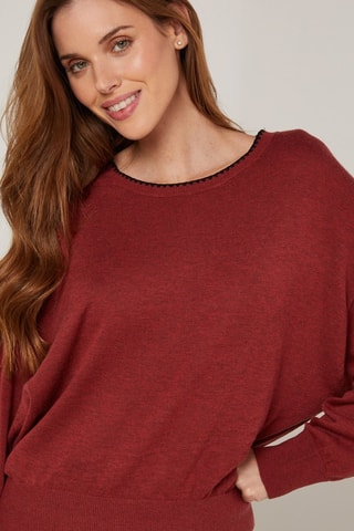 Pull en laine - Bordeaux