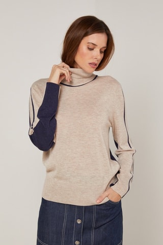 Pull en laine - Beige