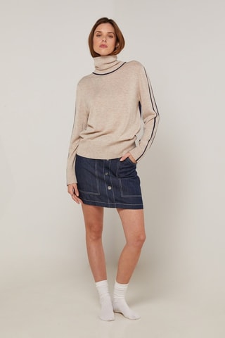 Pull en laine - Beige