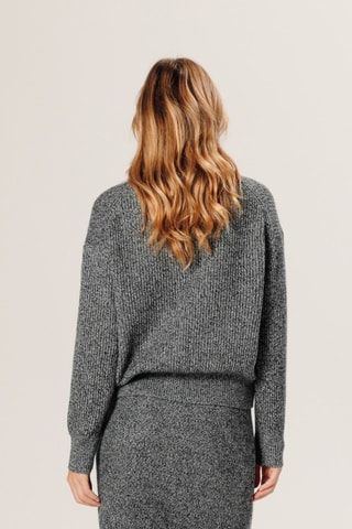 Gilet en laine mérinos et cachemire - Gris