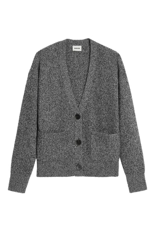 Gilet en laine mérinos et cachemire - Gris