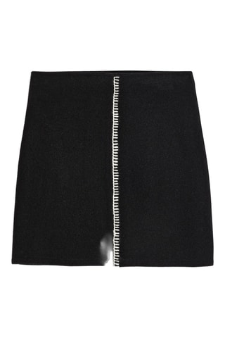 Minijupe en laine - Noir