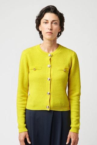 Gilet en cachemire - Jaune