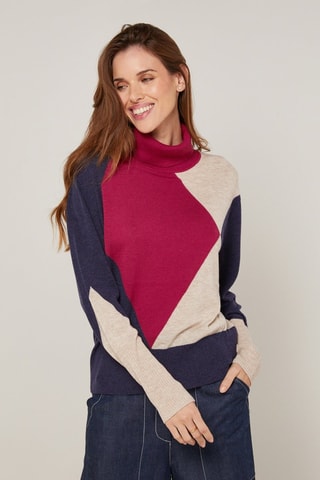 Wollen Trui - Bordeauxrood