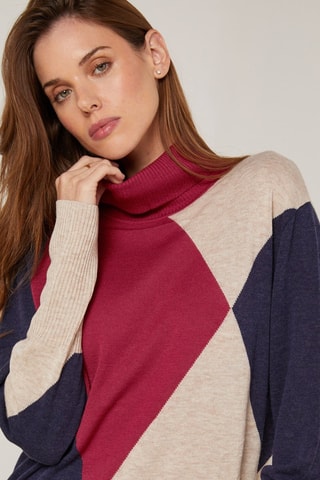 Wollen Trui - Bordeauxrood