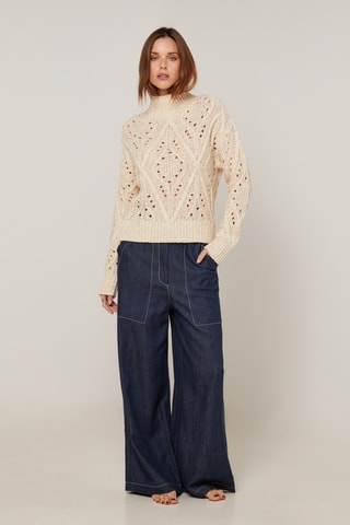 Wollen Trui - Ivoorkleurig