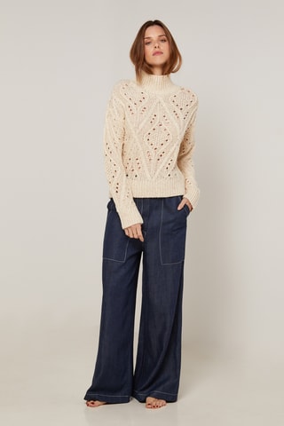 Wollen Trui - Ivoorkleurig