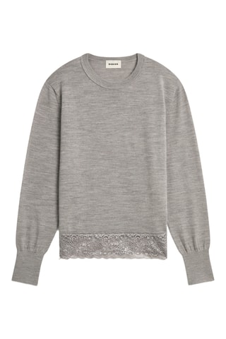 Pull en laine - Gris chiné