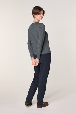 Merinoswollen Trui - Grijs