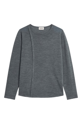Merinoswollen Trui - Grijs