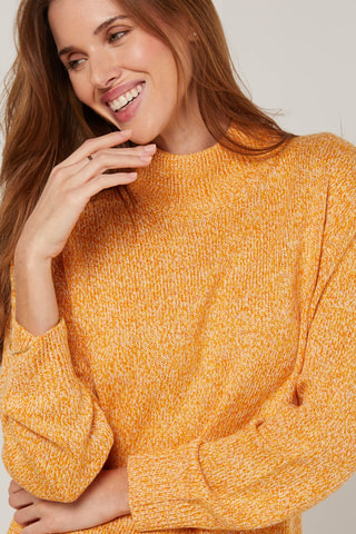 Pull - Moutarde chiné