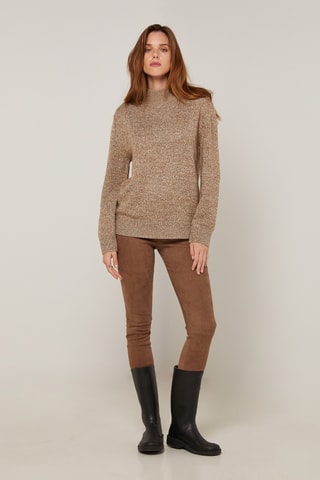 Pull - Marron chiné