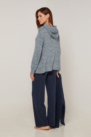 Trui met Capuchon - Blauw