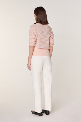 Merinoswollen Trui - Ivoorkleurig