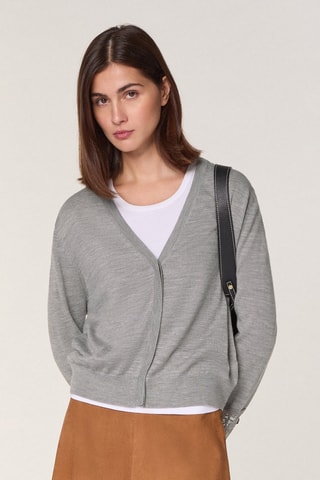 Gilet en laine - Gris chiné