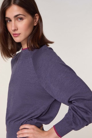 Wollen Trui - Paars