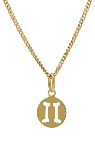 Collier Verseau - Argent plaqué or jaune