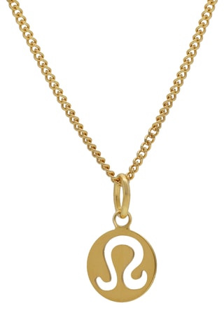 Collier Lion - Argent plaqué or jaune