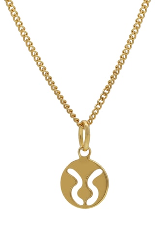 Collier - Argent plaqué or jaune