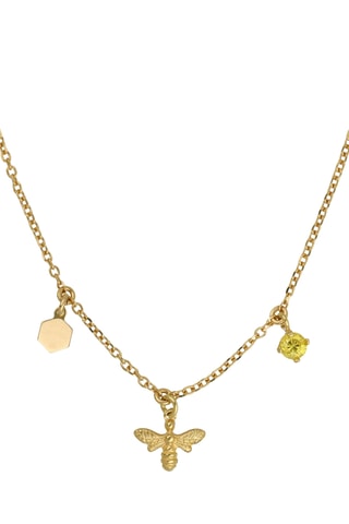 Collier - Argent plaqué or jaune