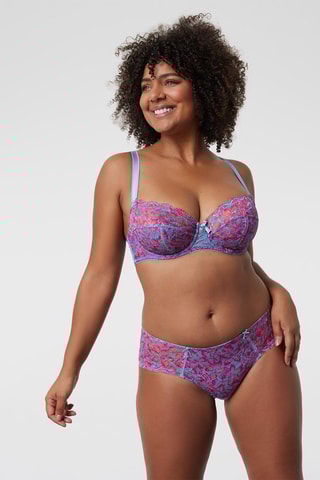 Culotte Luccia Swing - Bleu clair et fuchsia - Bestform