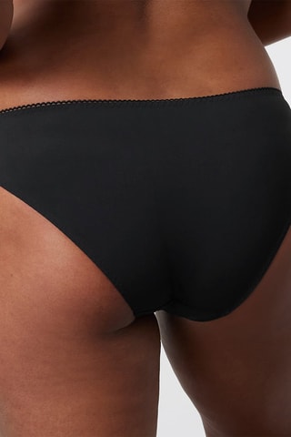 Culotte Luccia Swing - Noir et fuchsia - Bestform