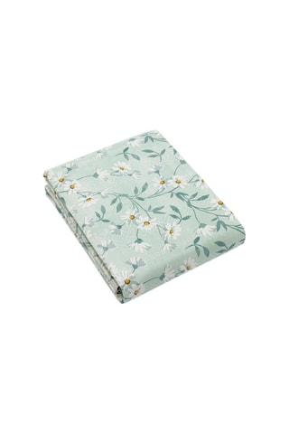 Toalha de mesa anti-nódoas Innocence florale - Azul e branco