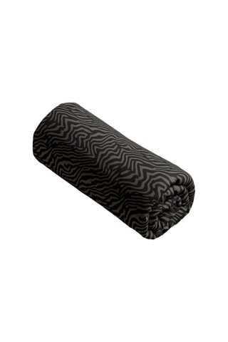 Lençol-capa em cetim de algodão 80 fios/cm² Cebra - Castanho