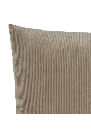 Fronha em veludo canelado Courduroy - Toupeira - 45 x 45 cm