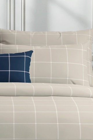 Conjunto de edredão em cetim de algodão 80 fios/cm² Amélia - Toupeira