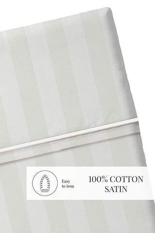 Lençol liso em cetim de algodão 80 fios/cm² - Verde-água