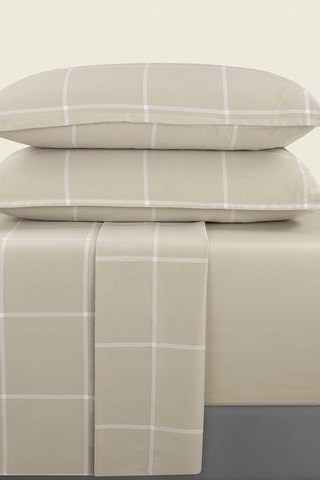 Conjunto de lençóis em cetim de algodão 80 fios/cm² Amélia - Toupeira