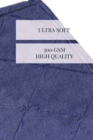 Manta Diamond  Azul-escuro - 220 x 250 cm