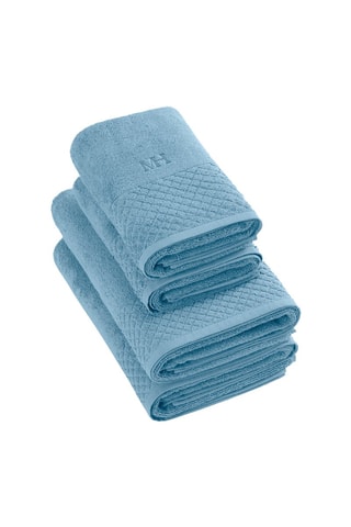 4 toalhas Azul-celeste
