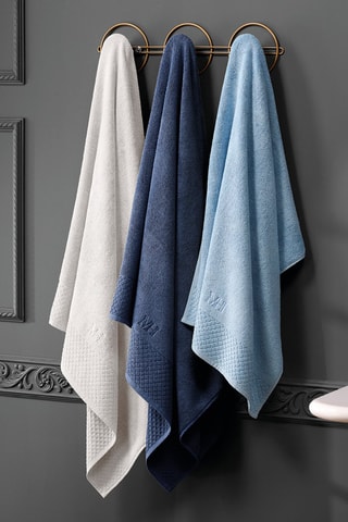 4 toalhas Azul-celeste