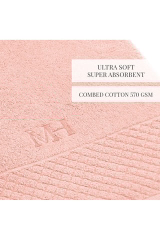 Toalha de banho grande Rosa