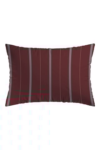 2 fronhas em cetim de algodão  80 fios/cm² Lioré - Bordô