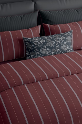 2 fronhas em cetim de algodão  80 fios/cm² Lioré - Bordô