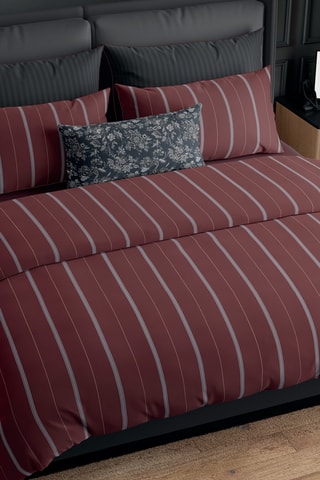 Conjunto de edredão em cetim 80 fios/cm² de algodão Lioré - Bordô