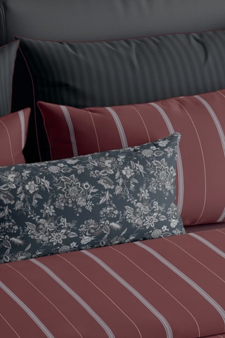 Conjunto de edredão em cetim 80 fios/cm² de algodão Lioré - Bordô