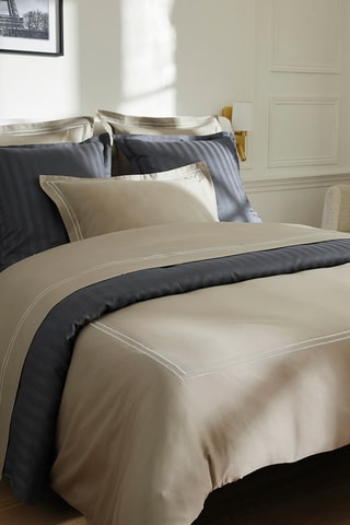 Lençol liso em cetim de algodão 80 fios/cm² Paris - Toupeira