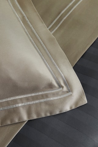 Lençol liso em cetim de algodão 80 fios/cm² Paris - Toupeira