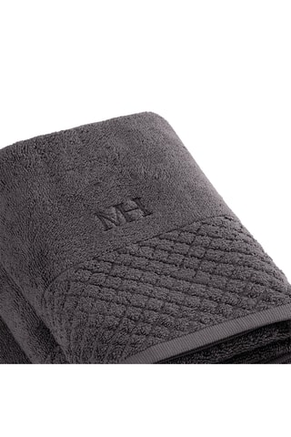 4 toalhas Eden - Cinzento-escuro