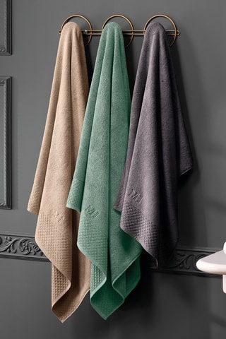 4 toalhas Eden - Cinzento-escuro