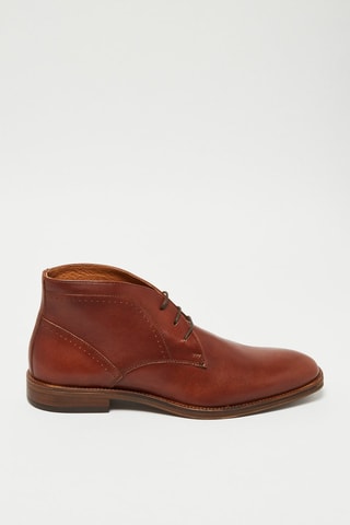Derbies em couro Piana - Camel