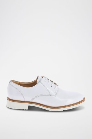Derbies em couro Eloquent Branco
